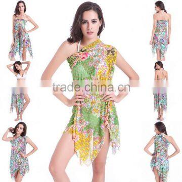 S-L,The 2016 eplosion models of high elastic mesh wrap beach skirt Europe new seaside holiday dress wrapped yarn