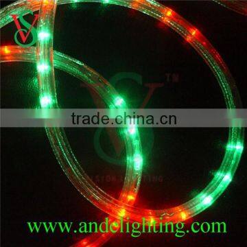 High Quality 3 wires 50 meter holiday decorative led rope light