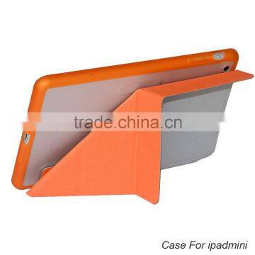 For ipad mini back cover case housing leather