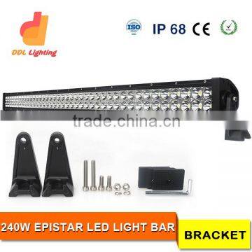 Wholesale waterproof 240W led light bar for off road high power 24V super bright led bar light
