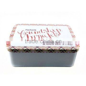 Santa Christmas tin case