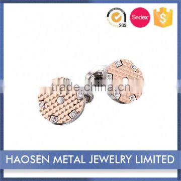 Quick Lead 2016 New Style Brass Zircon Cuff Links