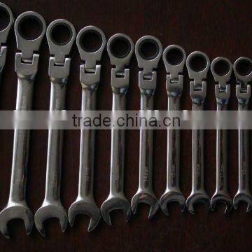 Flexible combination ratchet spanner