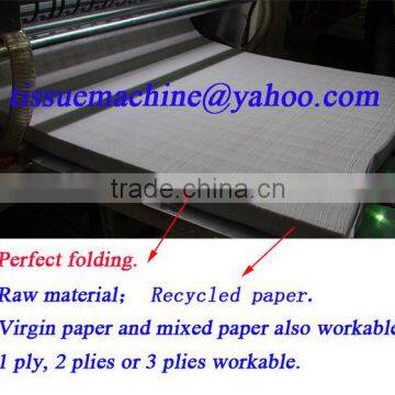 Laminating Printing High Speed Automatic Gluing V Fold Paper Towel Machine photo-6