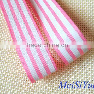 Factory direct wholesale customized striped ribbon