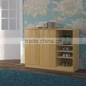 Shoe Cupboard With 2 Door Large Cabinet Shoe Tidy 10 Shelves