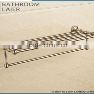 15120 America Morden Style Stainless Steel 304 Brush Nickel Bathroom Accessory Towel Rack photo-3