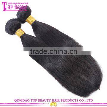 2016 Factory Price Brazilian Hair Weave Straight 8 to 30 Inces Brazilian Human Hair Sew In Weave photo-4