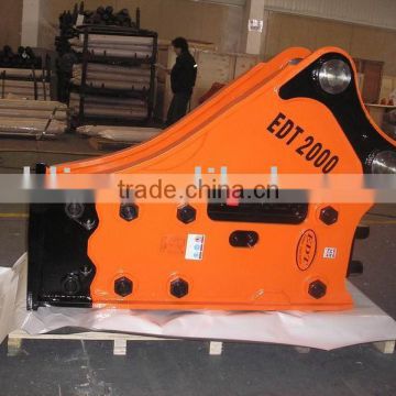 Side tye hydraulic breaker