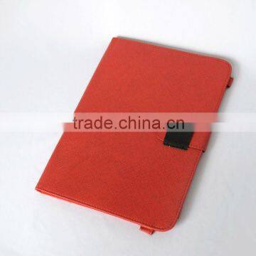 OEM Manufacture Shenzhen Red PU Leather 7 Inch Table Protective Cover Case,Table PC Pouch