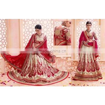 Talismanic Red A Line Lehenga Choli/Buy Indian Lehenga Choli for Women