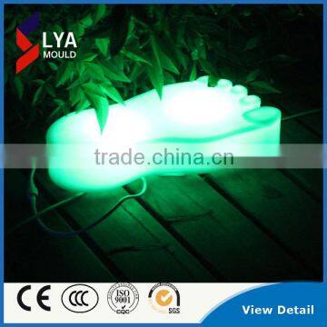 2016 New Styles LED Decorative Garden Park Night Lights Floor Tiles For Adults Color Changing PE Foot Shapes Lamp Sizes photo-4
