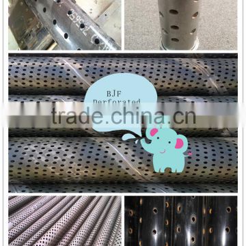 high strength ss and carbon steel perforated drainage pipe for water wells