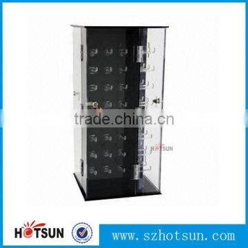 Luxury Wall Mount Clear Acrylic Jewelry Display Case for Sale photo-2