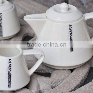 White durable porcelain Milk Creamer/Tea pot