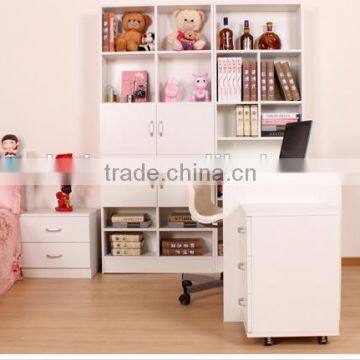Melamine Large Size Bookcase With Studying Table photo-5