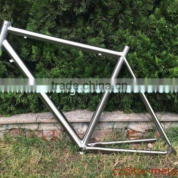 Titanium road bicycle frame super lightTi road bike frame carbon road bike frame made in China