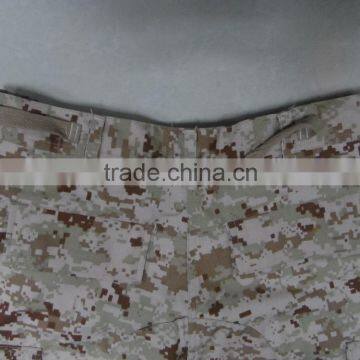 OEM 35% cotton 65%polyester ripstop Jordan army desert digital cargo fatigues BDU