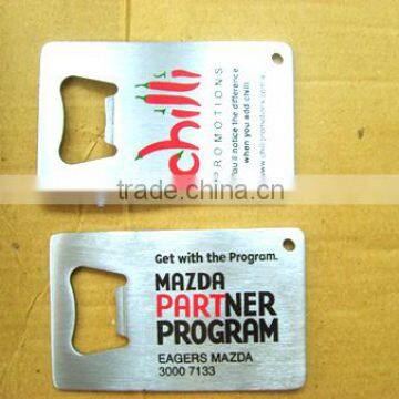 credit card shaped bottle opener