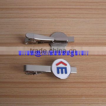 High Quality Soft Enamel Tie Clip Gold Plated Pins/custom color tie clip/pins