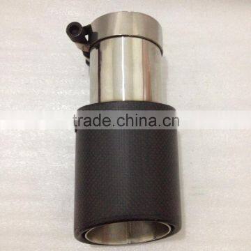 Hot sale universal carbon fiber exhaust muffler tip