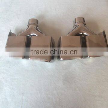 Exhaust Muffler Dual Tail Tips Suitable for E63