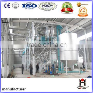 120 ton flour mill grain processing plant equipment