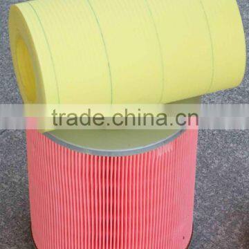 easy pleating wooden pulp paper auto air filter paper