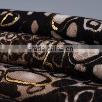 Brushed Printing Knitted DTY Polyester Fabric