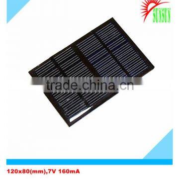 PET laminated 120x80 7V 160mA solar panel