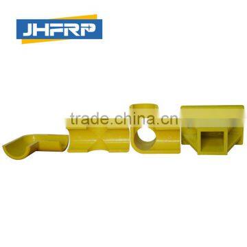 JH147 colorful and UV resistant FRP/GRP guardrail handrail fittings