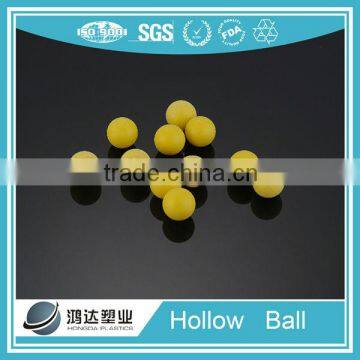 18mm yellow plastic PP hollow ball