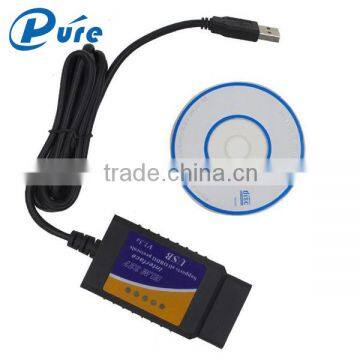 OBD/OBDII scanner elm327 usb car diagnostic tool supports all OBD-II protocols