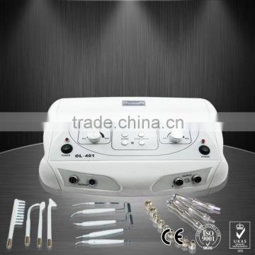 OL-401 Cold&hot hammer galvanic facial diamond peeling machine