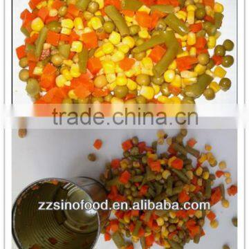 Canned Food Canned Mixed Vegetable with Vacuum Package in Brine