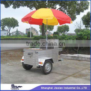 2015 JX-HS120D Professional Stainless Steel Outdoor Mobile Steaming Hot Dog Trailer photo-2