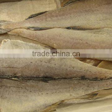 Dry Salted Alaska Pollock Fish Split Fillet