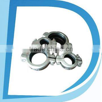Easy Installation 6" DN150 159mm-168mm coupling assy for pipe joint with biggest manufacturer