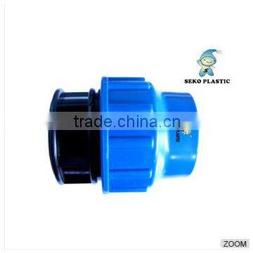 ISO PP Pipe Fitting for Irrigation, PP Compression Elbow/PP Material Plastic Pipe Compression Fittings Equal Elbow photo-4