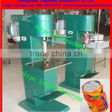 round tin cans sealing machine