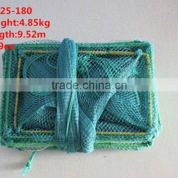 Fishing trap R25-180 with 9.52m length for lobster shrimps and crabs