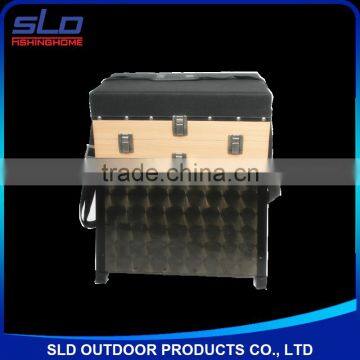 Fishing Tackle Tool Aluminum Fishing Seat Case Wooden Draw and Alum Case photo-2