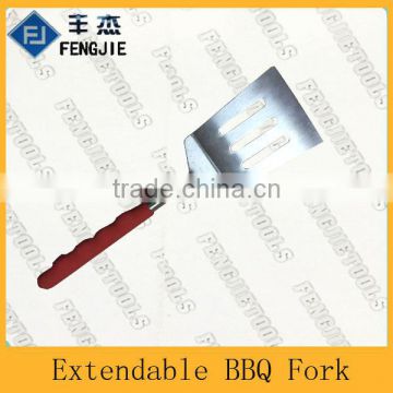 Personalized Steel Grill Spatula With Red Handle