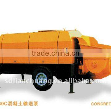 Ready trailer concrete pump
