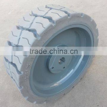 Brand Wonray Best Chinese Solid Tyre JLG Solideal Tire 12.5x4.25 for Skyjack Aerial Lift Platform photo-6