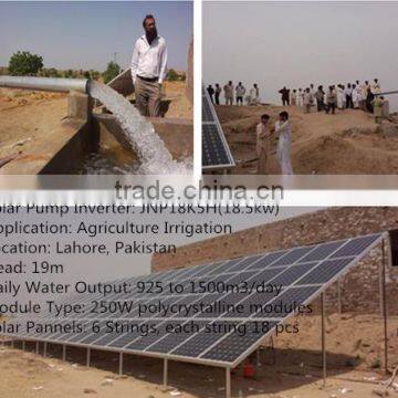 5.5kw solar pump system water pumping system for irrigation with MPPT