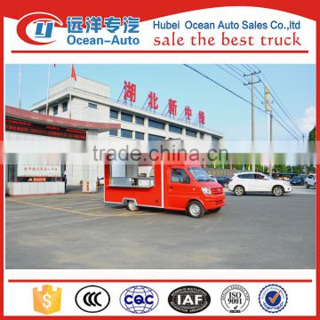 Newest truck Dongfeng mobile food truck for sale