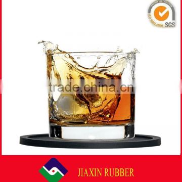 China round shape Silicone coaster rubber drink coasters silicon coaster for wine glasses