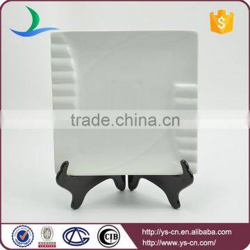 Wholesale Ceramic White Square Restaurant Custom Dinner Plate photo-2