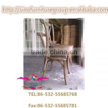 Direct Manufacturer Solid Wood Wedding Cross Back Chair photo-2